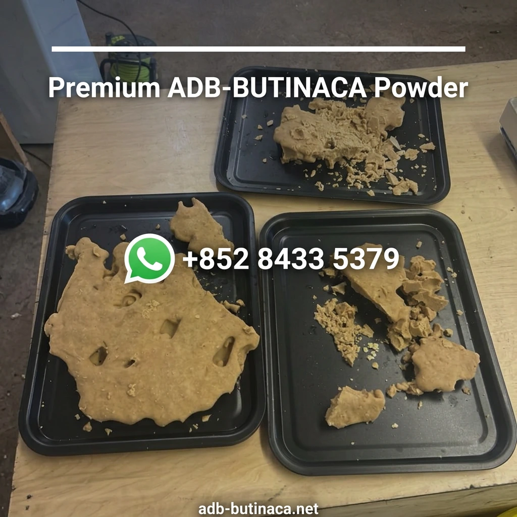 Premium crystalline ADB-BUTINACA powder for research with 99.8% purity from trusted supplier